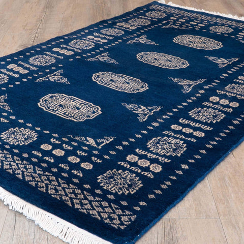 Handmade Pakistan Bokhara rug - 310387