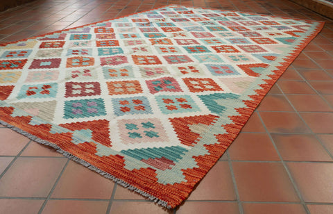 Handmade Afghan Kilim - 310390