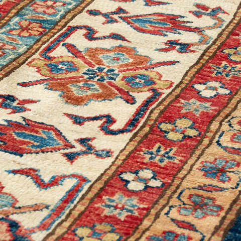 Handmade fine Afghan Kazak carpet - 310449