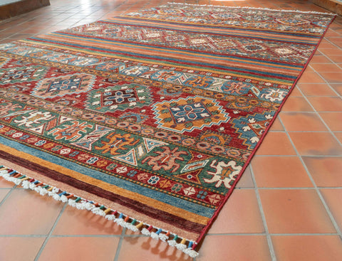 Handmade Afghan Kharjeen carpet - 310473