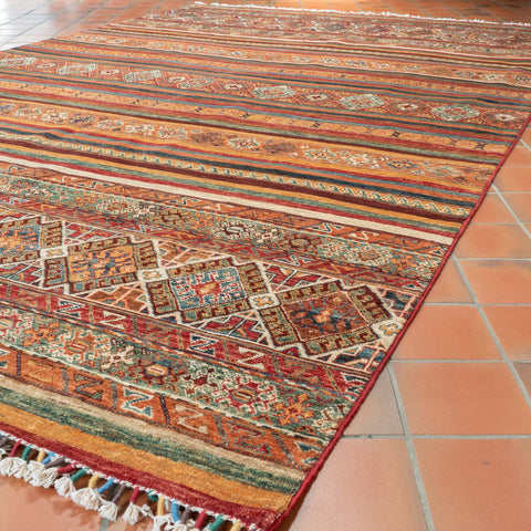 Handmade Afghan Kharjeen carpet - 310475