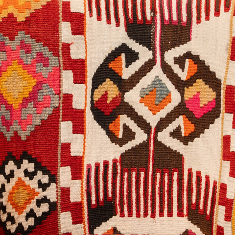 Turkish kilim covered Counter height stool - 310495-B