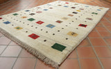 Handmade Persian Gabbeh rug - TR309012