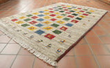 Handmade Persian Gabbeh rug - TR309015