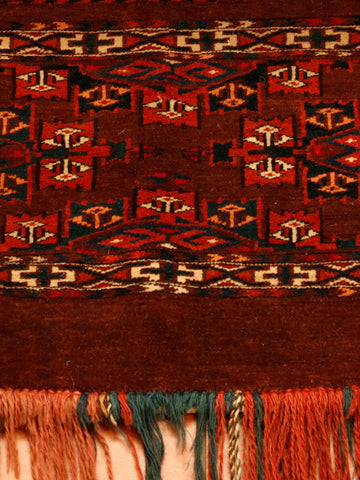 An old Turkoman Torbeh bedding bag can make an interesting and original 