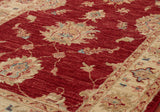 The texture of this hand knotted runner shows up well in this photograph.