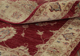 This visual aspect shows the natural texture, beautiful colours and elegant design of this Afghan runner. 