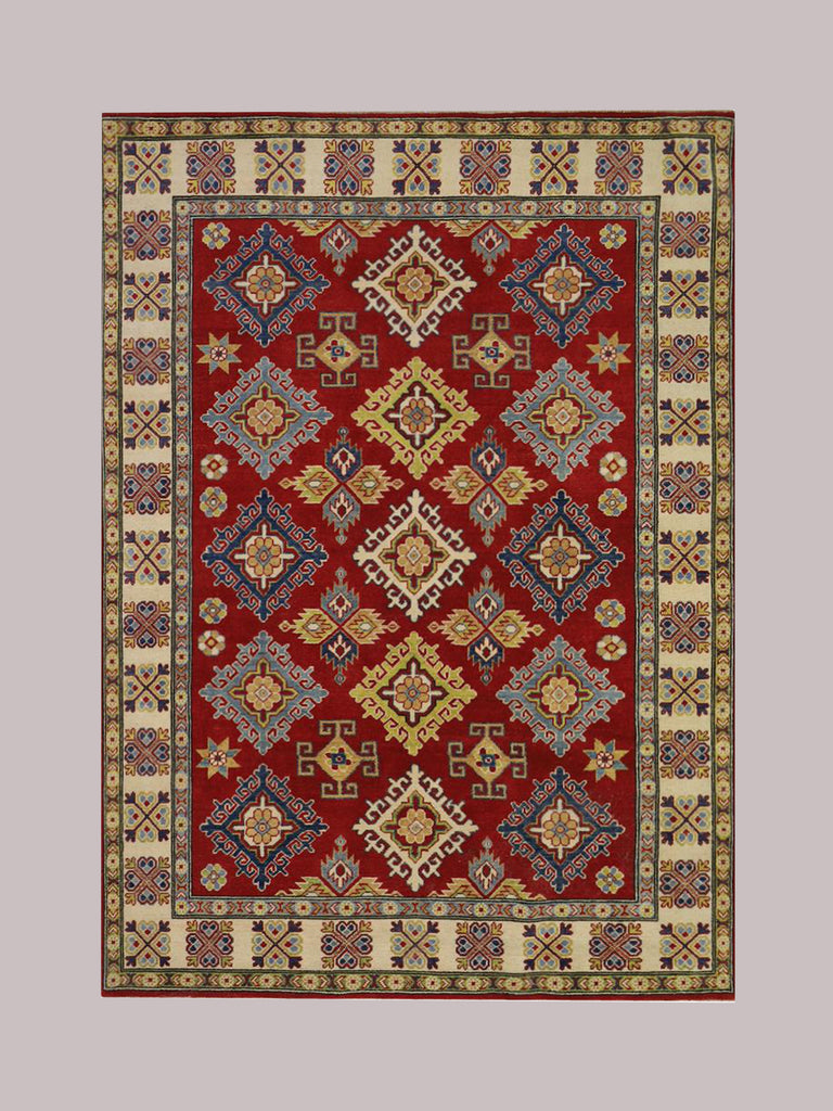Handmade Comm Afghan Kazak rug - ENR306969