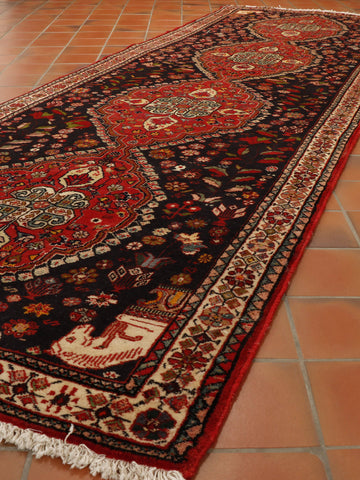 Handmade Oriental Qashqai wide runner - 262454