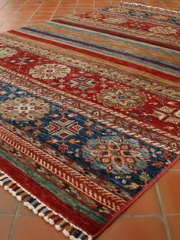 Fine handmade Afghan Samarkand rug - 274315