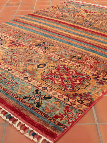 Fine handmade Afghan Samarkand rug - 284617