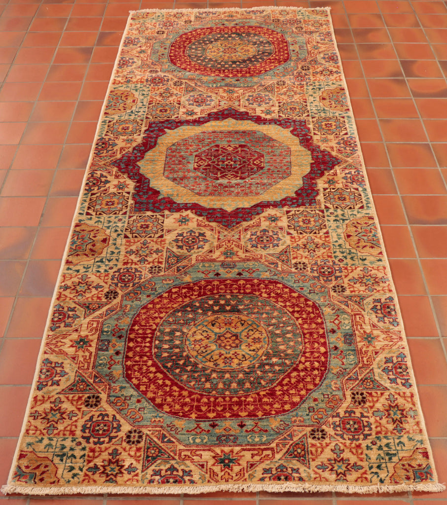 Fine handmade Afghan Mamluk runner - 285102