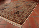 Fine handmade Kashmir silk carpet - 285210