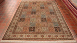 Fine handmade Kashmir silk carpet - 285210