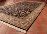 Fine handmade Kashmir Silk carpet - 285211