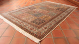 This Kashmir Silk is 181 x 122cm (5'11 x 4') in size