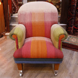 Clare Kilim Chair with chromed casters - 295516