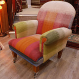 Clare Kilim Chair with chromed casters - 295516