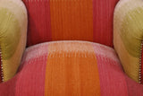 Clare Kilim Chair with chromed casters - 295516