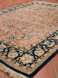 Fine handmade Persian Qum wool and silk rug - 295591