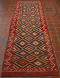 Handmade Afghan Kilim runner - 295611