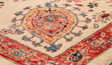 This design is rarely used in rugs and carpets, more likely to find it in Uzbeck embroideries.