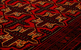 Handmade Afghan Belouch rug - 295860