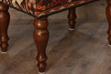 Medium Turkish kilim covered stool - 296208