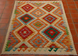 Handmade Afghan Kilim rug - 296236
