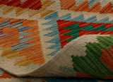 Handmade Afghan Kilim rug - 296236