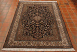 Fine handmade Kashmir Silk rug - 306281