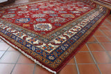 Fine handmade Afghan Kazak carpet - 306621