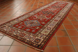 Fine handmade Afghan Kazak runner - 306630