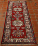 Fine handmade Afghan Kazak runner - 306636