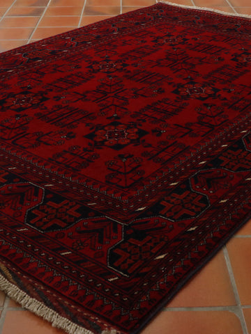 Fine handmade Afghan Belgique rug - 306657