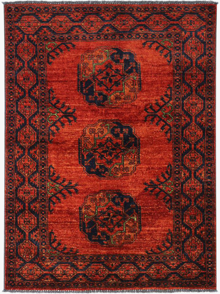 Handmade Afghan Ersari rug - ENR307018