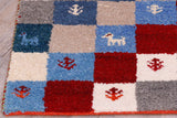 Handmade Indo Persian Gabbeh mat - 307172