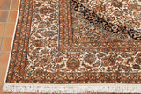 Fine handmade Kashmir silk carpet - 307296
