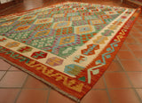 Handmade Afghan Kilim - 307423