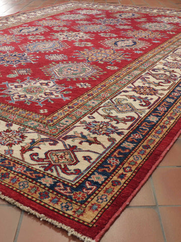 Fine handmade Afghan Kazak carpet - 307444