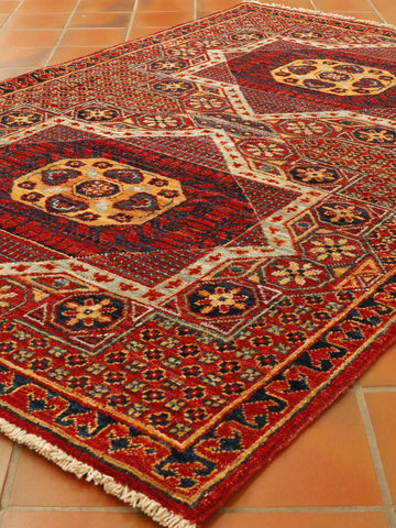Handmade Afghan Choeb Rang rug - 307477