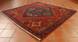 Handmade Afghan Choeb Rang square rug - 307485