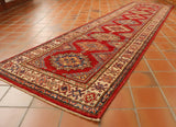 Fine handmade Afghan Kazak runner - 307575