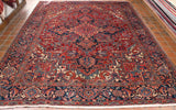Fine handmade semi old Persian Heriz carpet - 307609