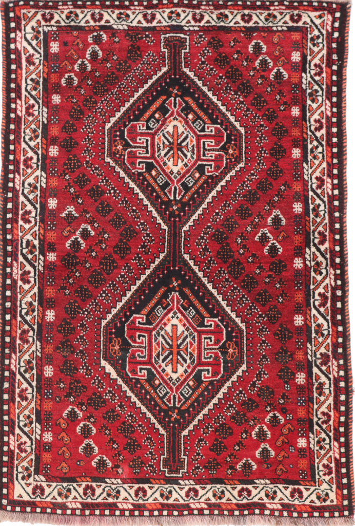 Handmade Persian Shiraz rug - ENR307615