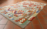 Handmade Afghan Kilim Tulsa rug - 307700A