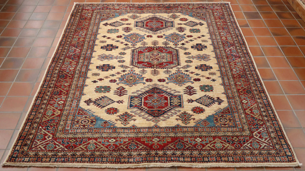 Extra fine handmade Afghan Kazak rug - 307785