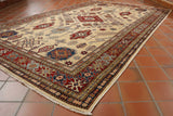 Extra fine handmade Afghan Kazak rug - 307786