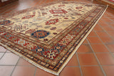 Extra fine handmade Afghan Kazak rug - 307788