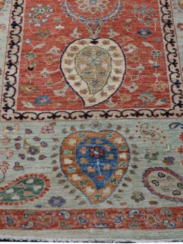 Fine handmade Afghan Suzani rug - ENR307887
